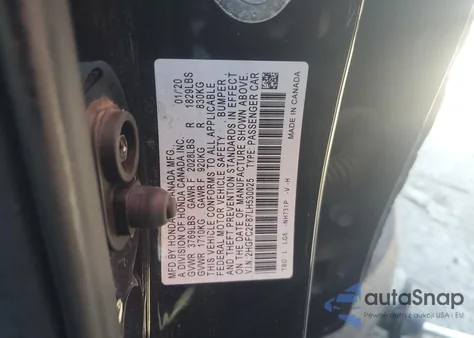 2020 Honda Civic Sport from USA, damaged, VIN 2HGFC2F87LH530025